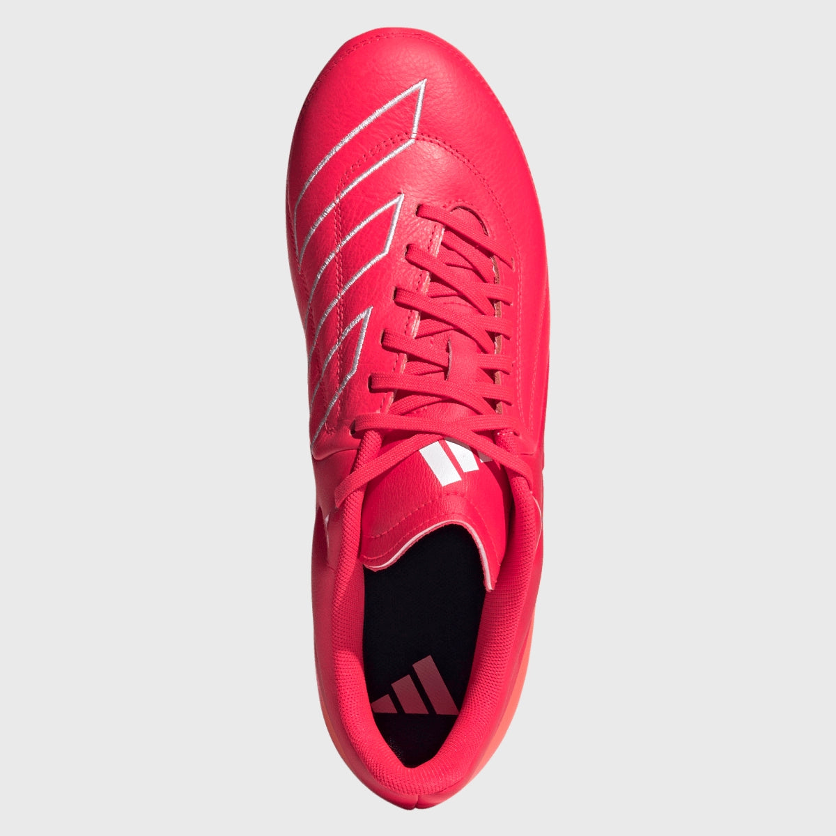 Adidas RS 15 Elite SG Rugby Cleats - Men's Soccer Football Boots in Lucid Red | Firm Ground Studs for Rugby & Soccer Matches, Training, and Outdoor Sports