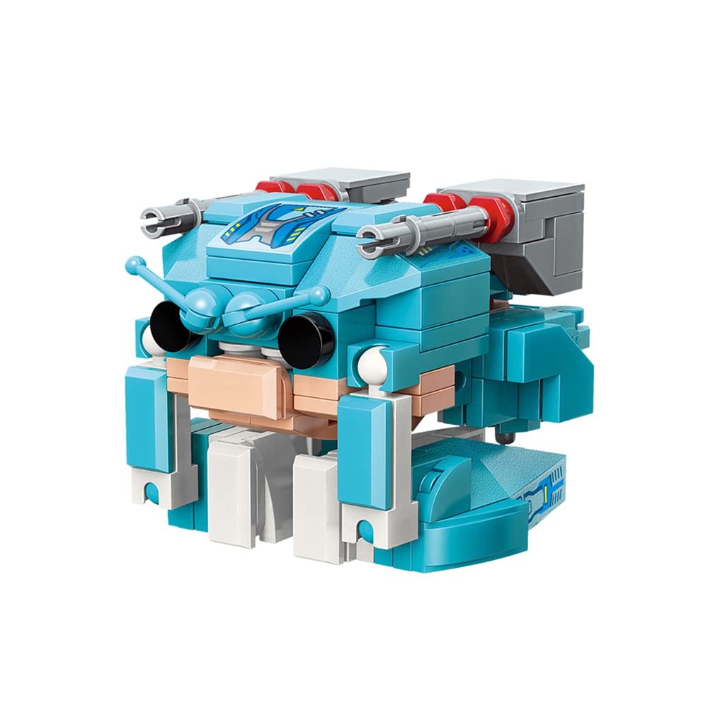 QMAN STEM Building Blocks Toy for Kids Age 6+ | 140-Piece Magic Cube Bricks Transformable Animal Toys | Educational Learning Creative Construction Kit | Perfect Gift for Boys & Girls (Crab Model) | Great for Classroom STEM Activities, Birthday Gifts & Creative Playtime
