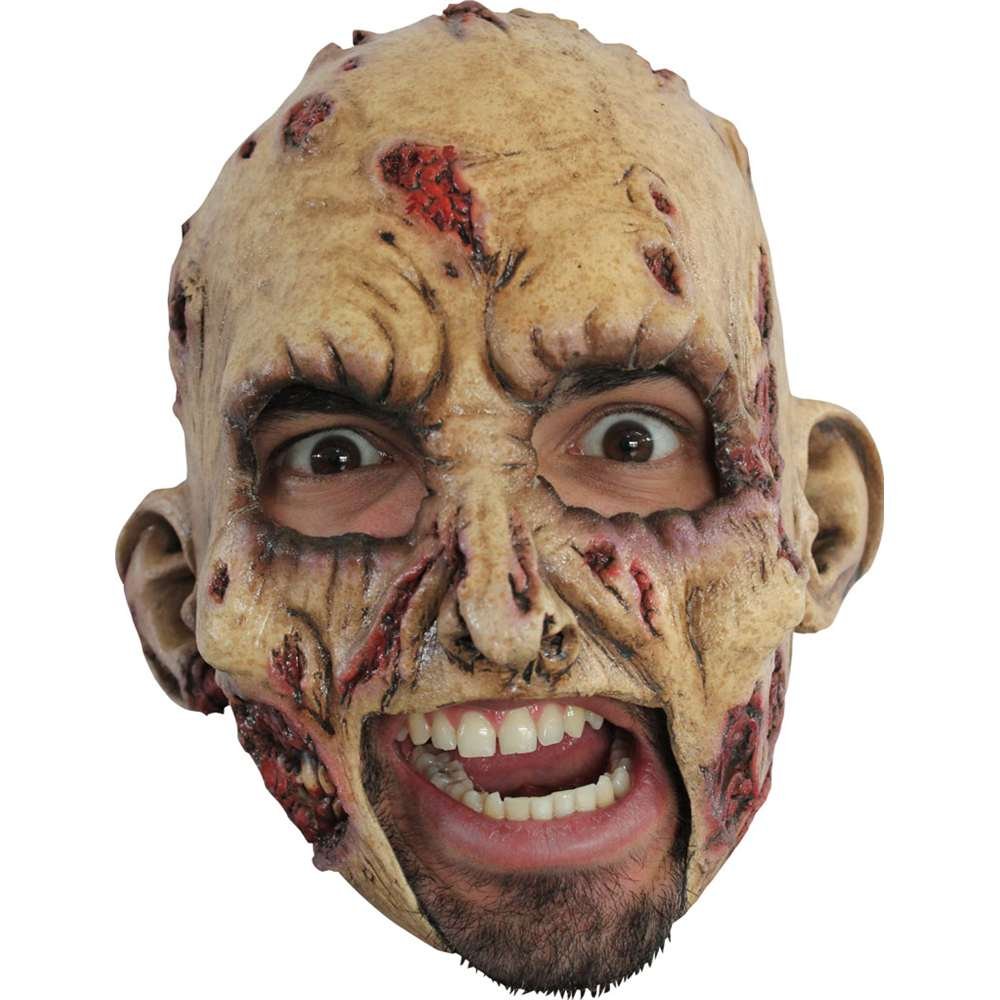 Scary Zombie Mask for Halloween Costume & Cosplay - Realistic Horror Face Mask for Parties, Haunted Houses & Movie Props