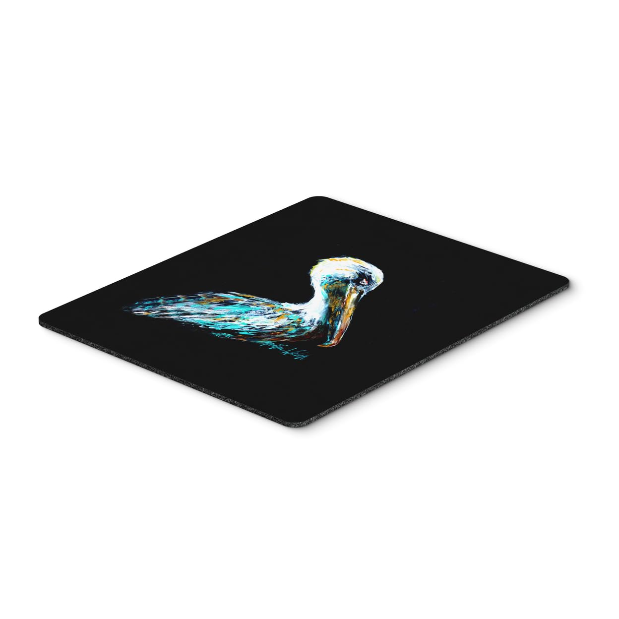 Dressed in Black Pelican Mouse Pad - Large Washable Non-Slip Desk Mat for Home Office, Gaming & Computer Work | Heat-Resistant Hot Pad & Trivet for Kitchen Use