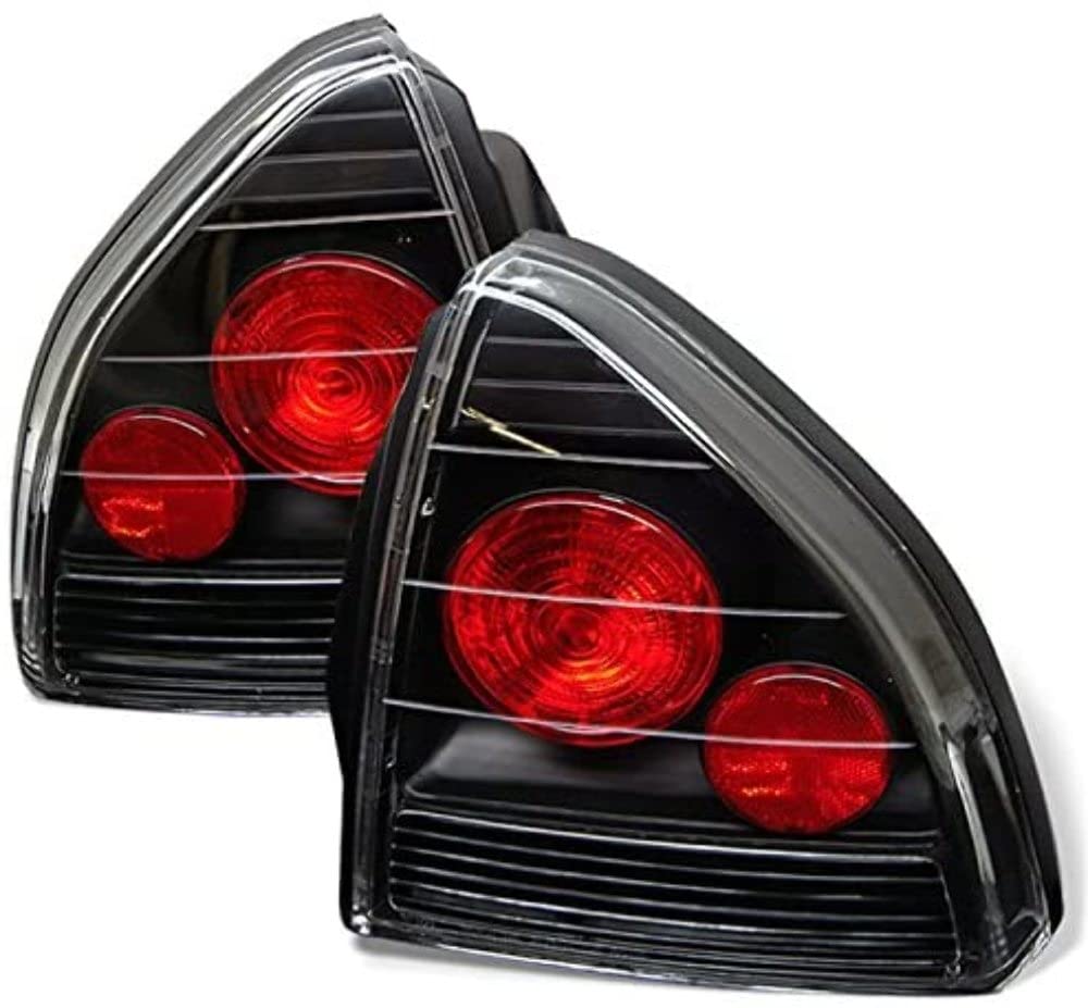 Spyder Auto 5005229 Euro Style LED Tail Lights - Black/Clear Smoke Lens - Compatible with BMW 3 Series E46 - Enhances Rear Visibility & Style for Night Driving