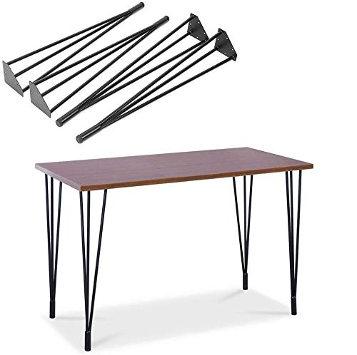 Greensen Heavy Duty Hairpin Coffee Table Legs - 4 Pack Black Metal Table Legs (76cm) for DIY Furniture, Desks, Chairs | Modern Industrial Style Home Decor & Office Upgrade