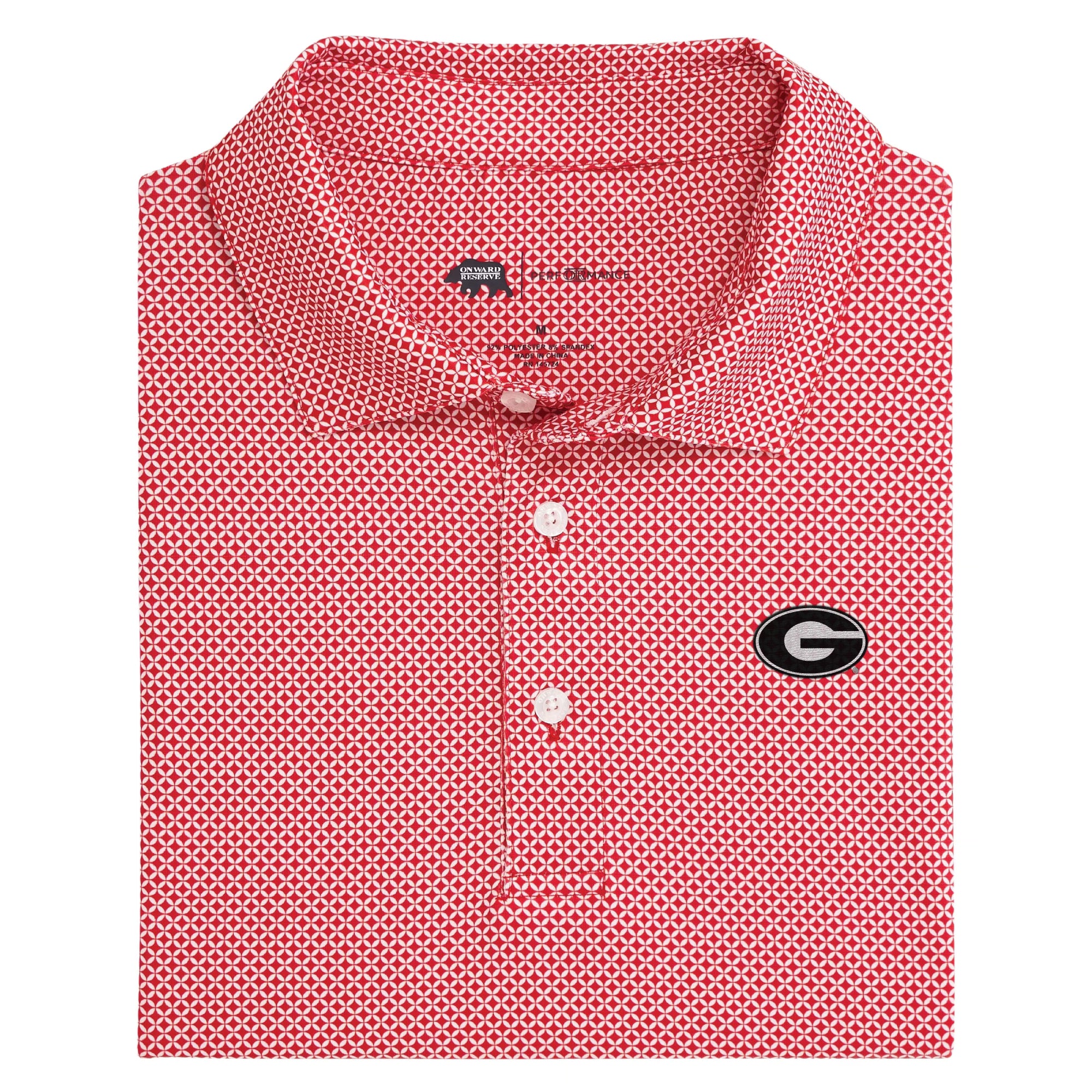 Super G Scope Printed Performance Polo Shirt for Men - Moisture Wicking, Quick Dry Golf & Casual Wear - Perfect for Outdoor Sports, Work & Everyday Comfort