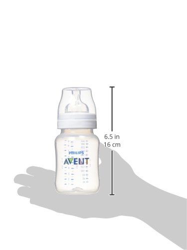 Philips Avent Classic Plus Baby Bottles, 9 Ounce (5 Pack) - BPA-Free, Anti-Colic, Natural Feeding - Perfect for Newborns, Infants & Travel | Ideal for Breastfeeding, Formula Feeding & On-the-Go Use