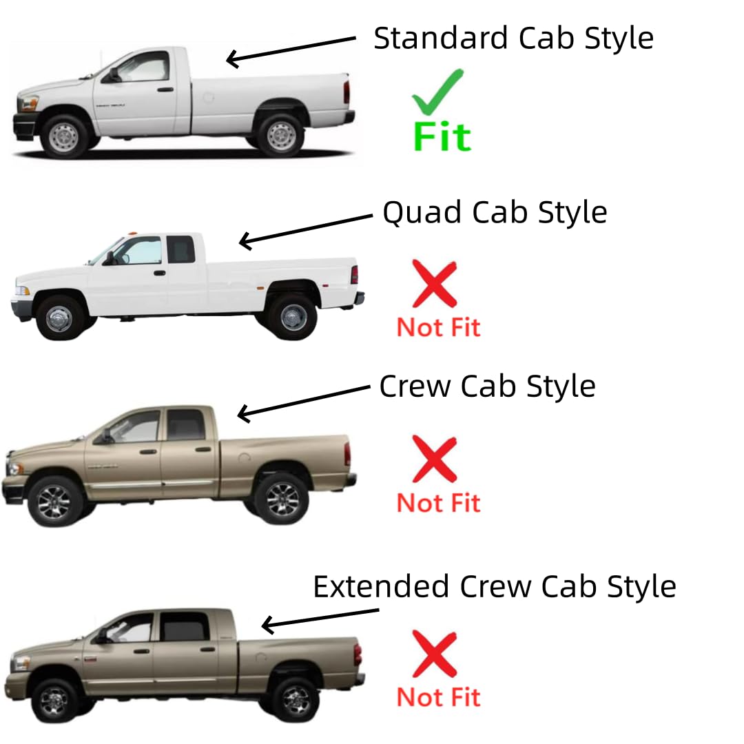 Replacement Driver Side Front Door Window Glass for Dodge Ram Pickup 1500 2002-2008 & 2500/3500/4500/5500 2003-2009 Models - Perfect Fit for Standard Cab 2-Door Trucks - Ideal for Auto Glass Repair and Vehicle Maintenance
