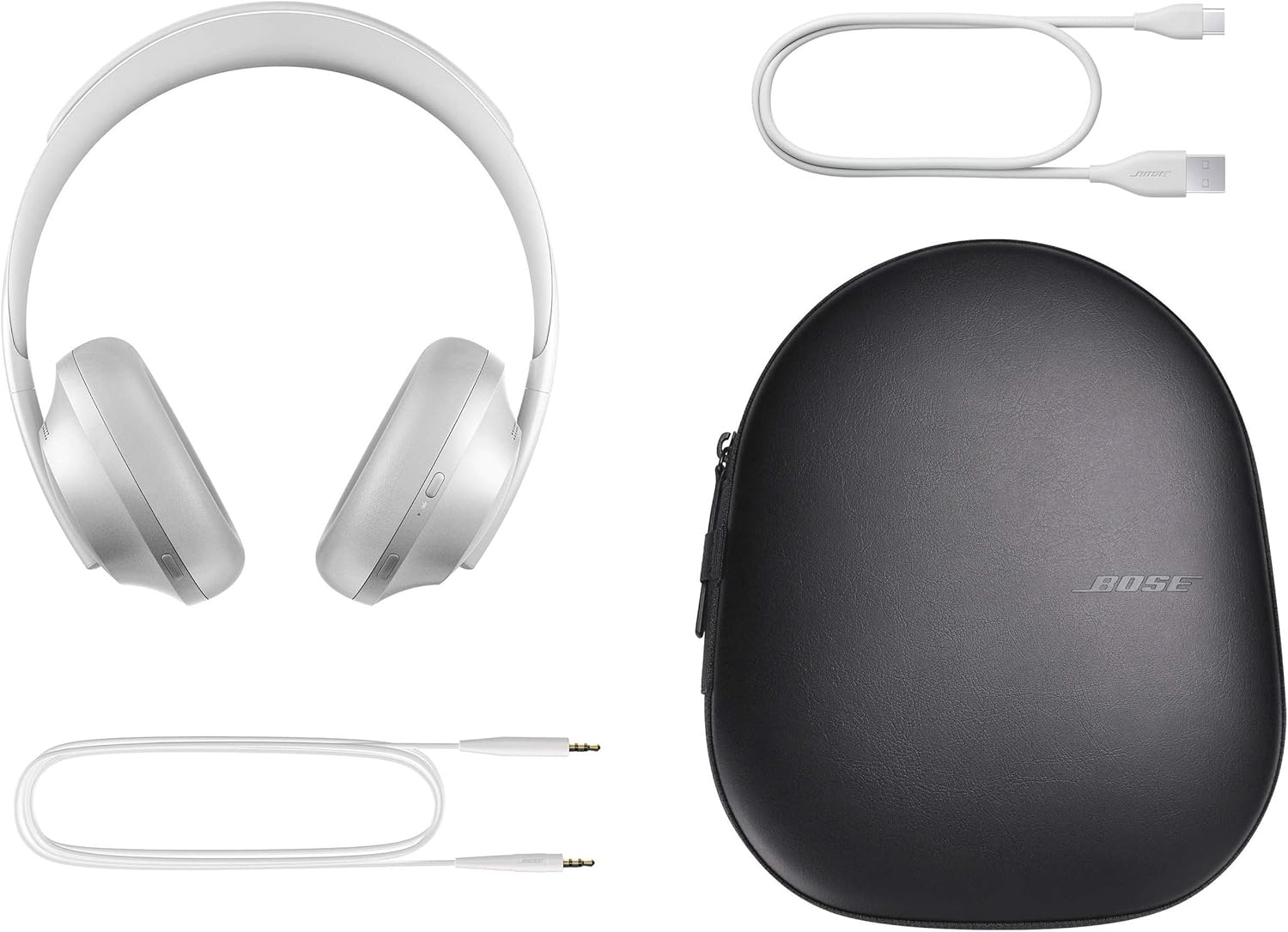Bose Headphones 700 - Premium Noise Cancelling Bluetooth Over-Ear Wireless Headphones with Built-in Mic, Alexa Voice Control & Crystal Clear Call Quality (Silver Luxe) | Perfect for Travel, Work & Home Entertainment