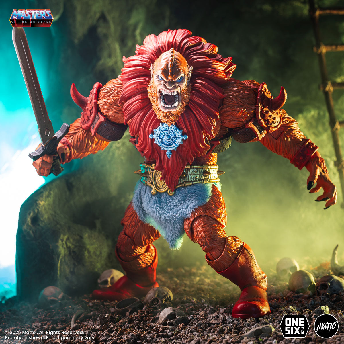 Masters of the Universe Beast Man 1/6 Scale Action Figure - Classic Variant Collectible Toy for Display & Play | Perfect for Fans, Collectors, and Home Decor