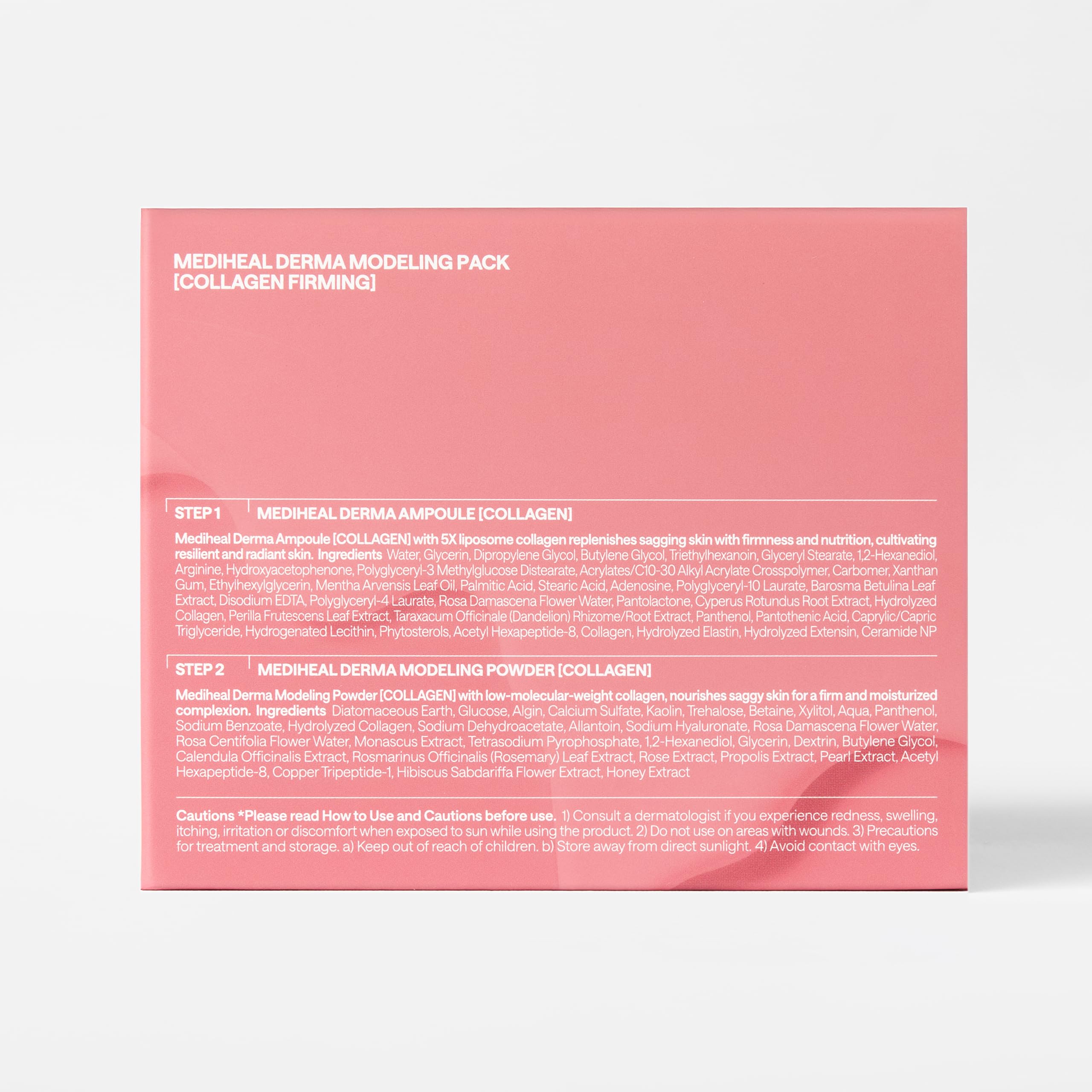 Mediheal Derma Modeling Collagen Face Mask Pack - Hydrating & Firming Jelly Sheet Mask for Glowing Skin - DIY Home Spa Treatment for Dry & Dull Skin - Perfect for Self-Care Nights & Skin Refreshment