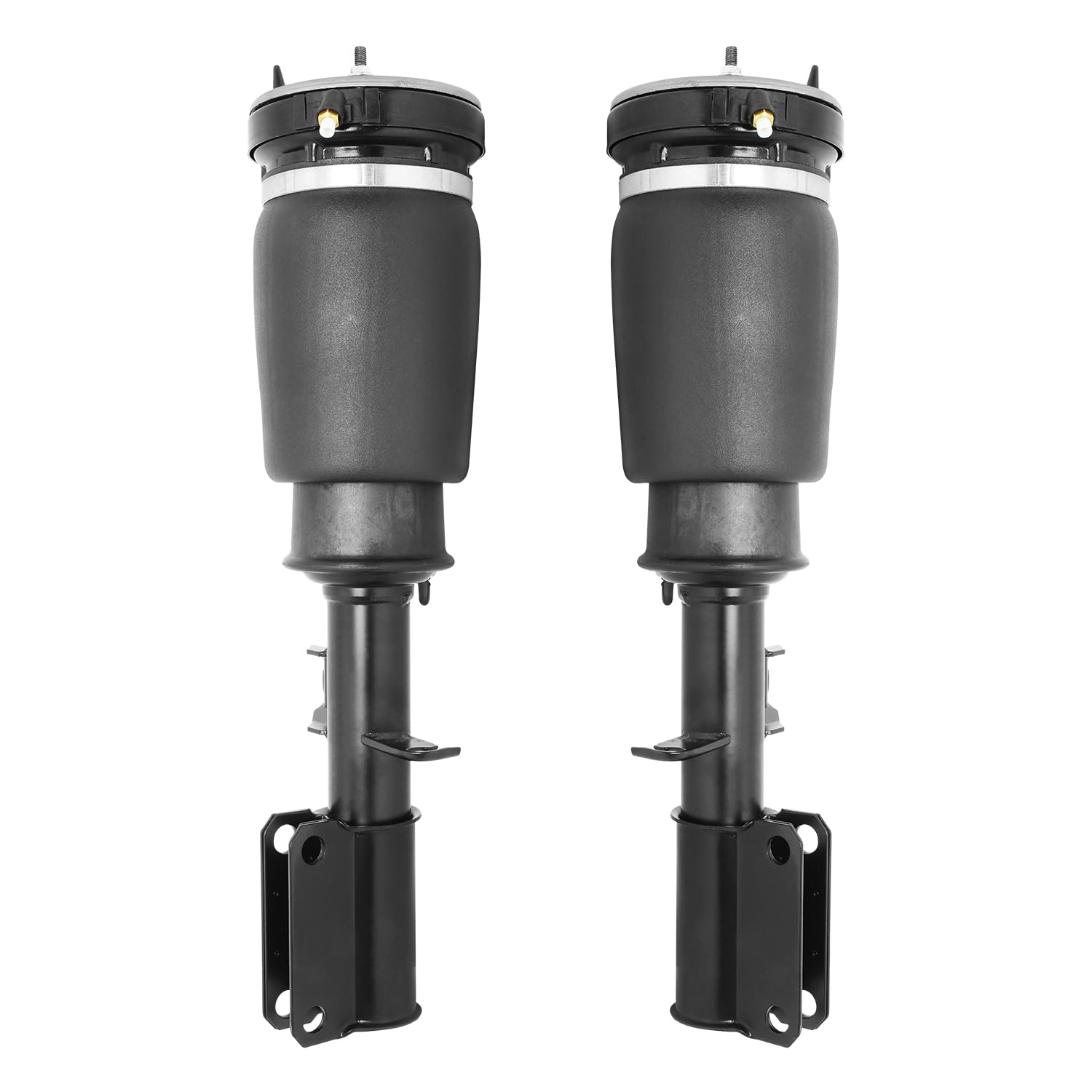 2000-2006 BMW X5 Front Air Strut & Rear Air Spring Suspension Kit with Gas Shocks & Air Compressor - Improve Ride Comfort for Off-Road & Towing