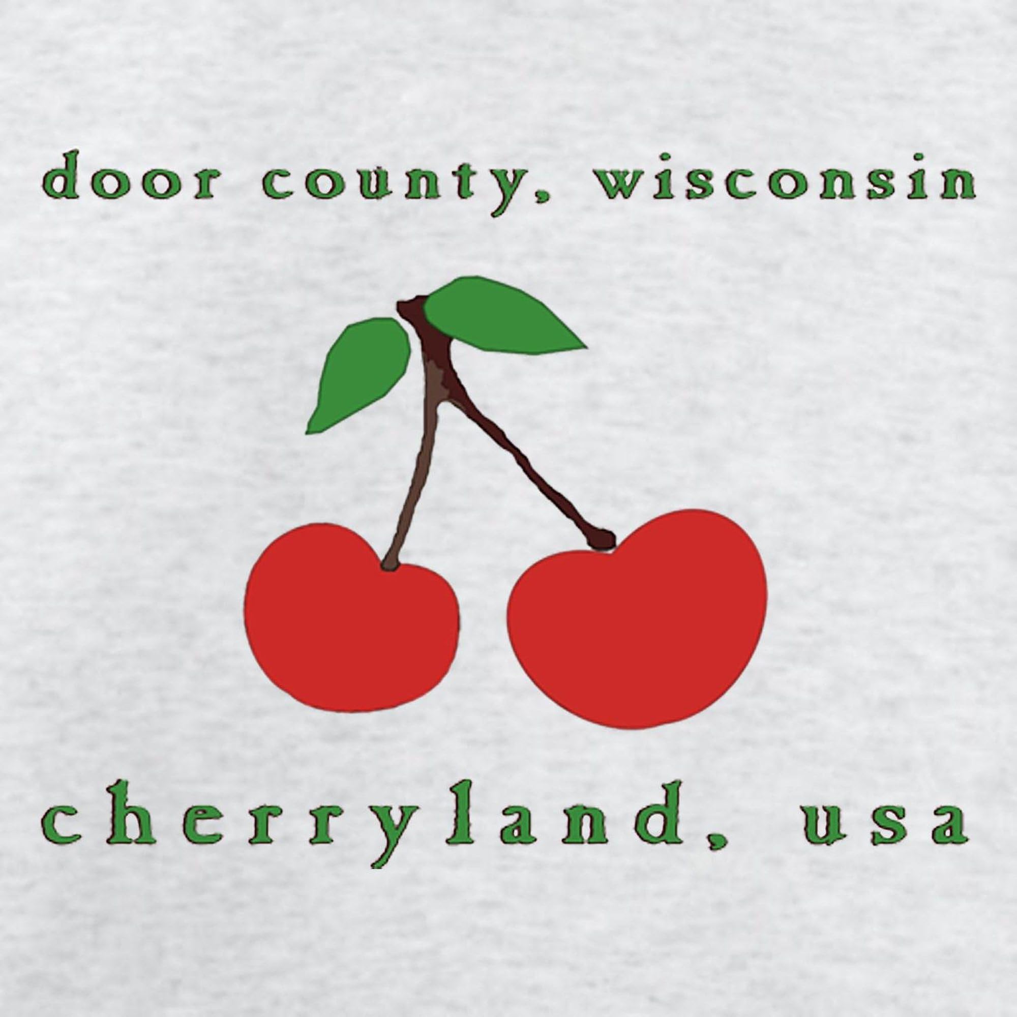 Cherryland Cherries Classic Crew Neck Light Sweatshirt | Soft & Comfortable Pullover | Perfect for Casual Wear, Fall Fashion & Gift Giving