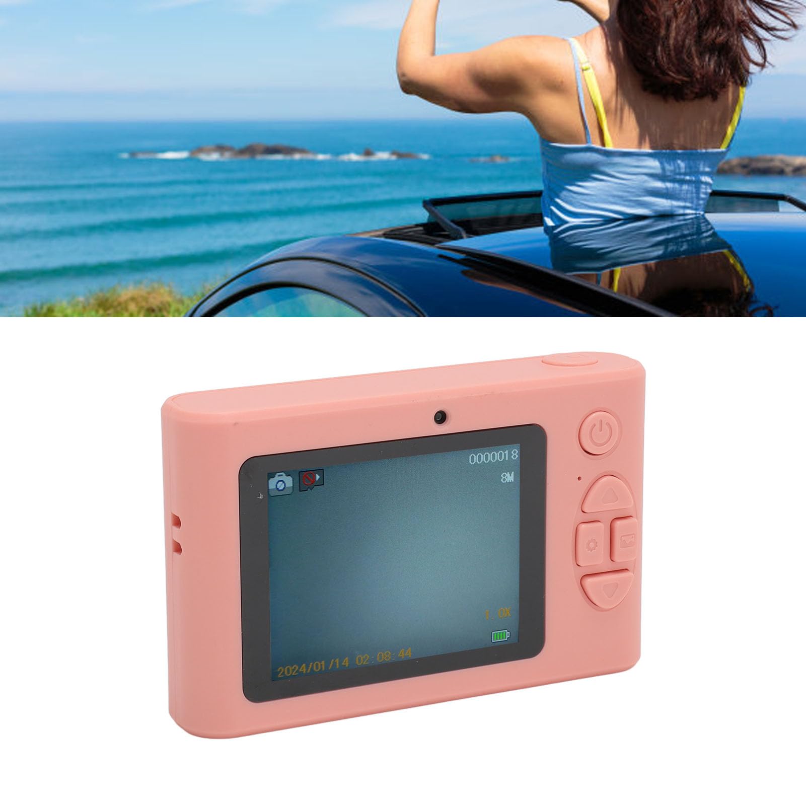 4K Digital Camera with 16X Zoom & Autofocus - 1080P HD Vlogging Camera, 2.4
