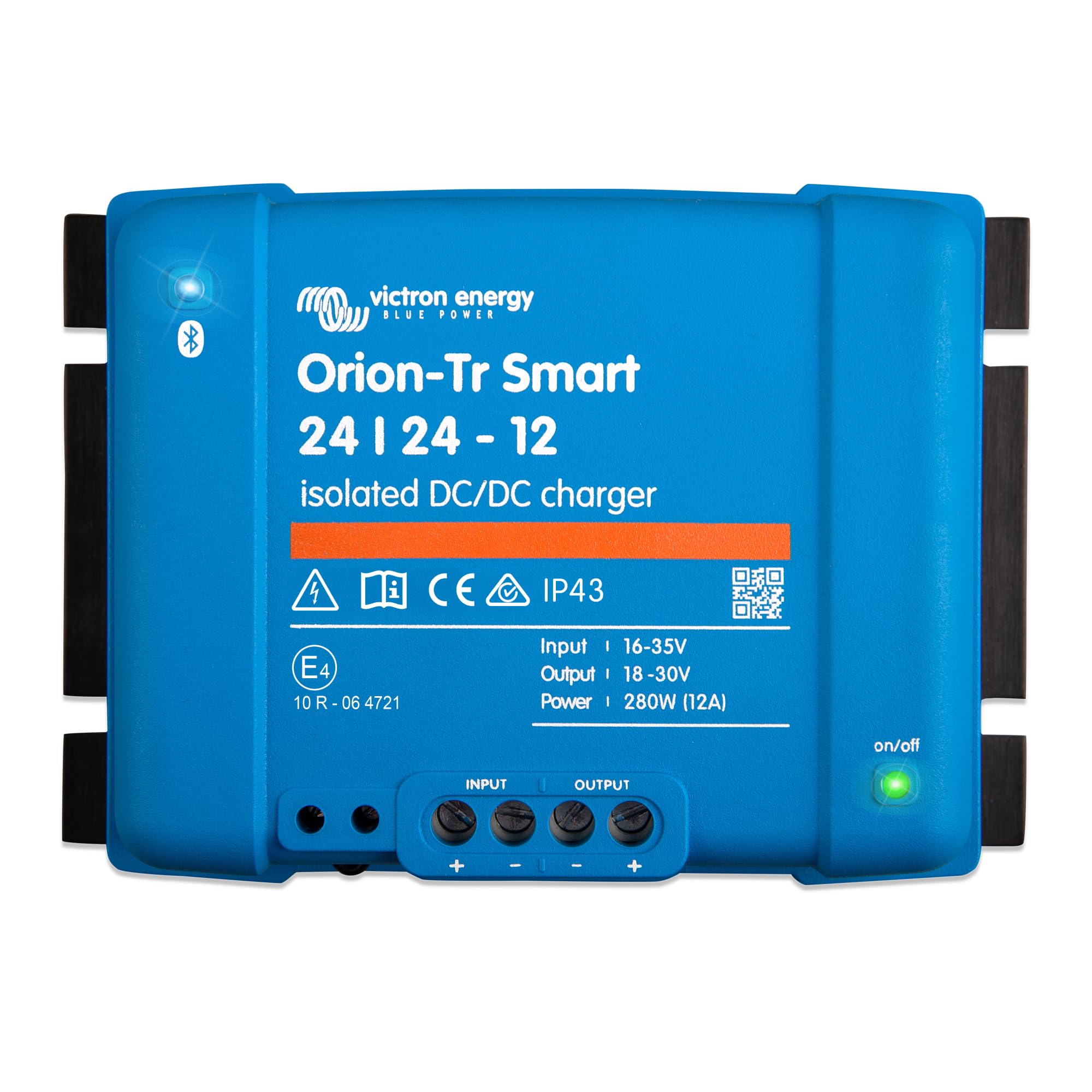 Victron Energy Orion-Tr Smart DC to DC Charger 24V/24V 12A 280W with Bluetooth - Isolated Battery Charger for Dual Battery Systems - Perfect for RVs, Boats & Off-Grid Power Solutions