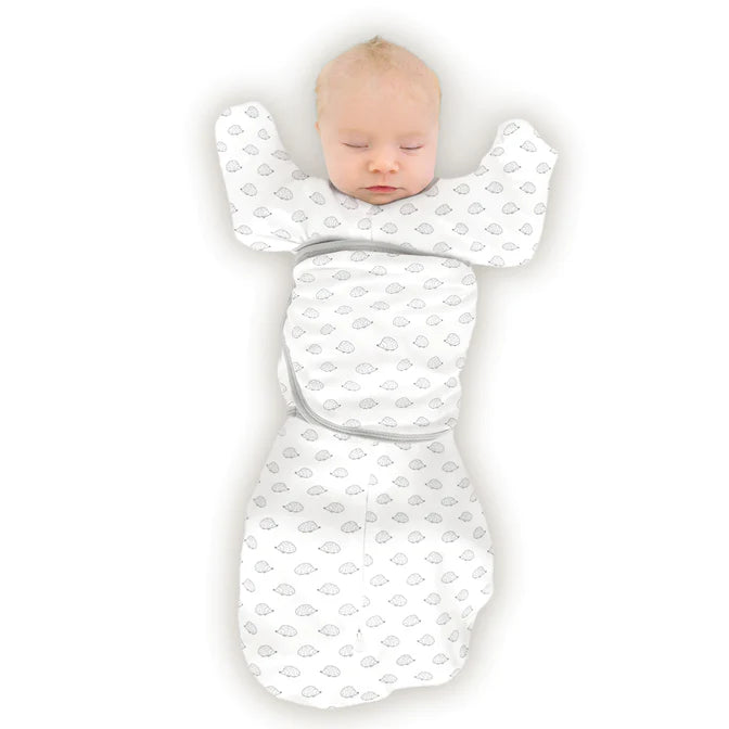 Omni Swaddle Sack for Babies - Tiny Hedgehogs Design (BGB 0035) | Soft & Breathable Infant Swaddle Blanket for Newborn Sleep & Comfort
