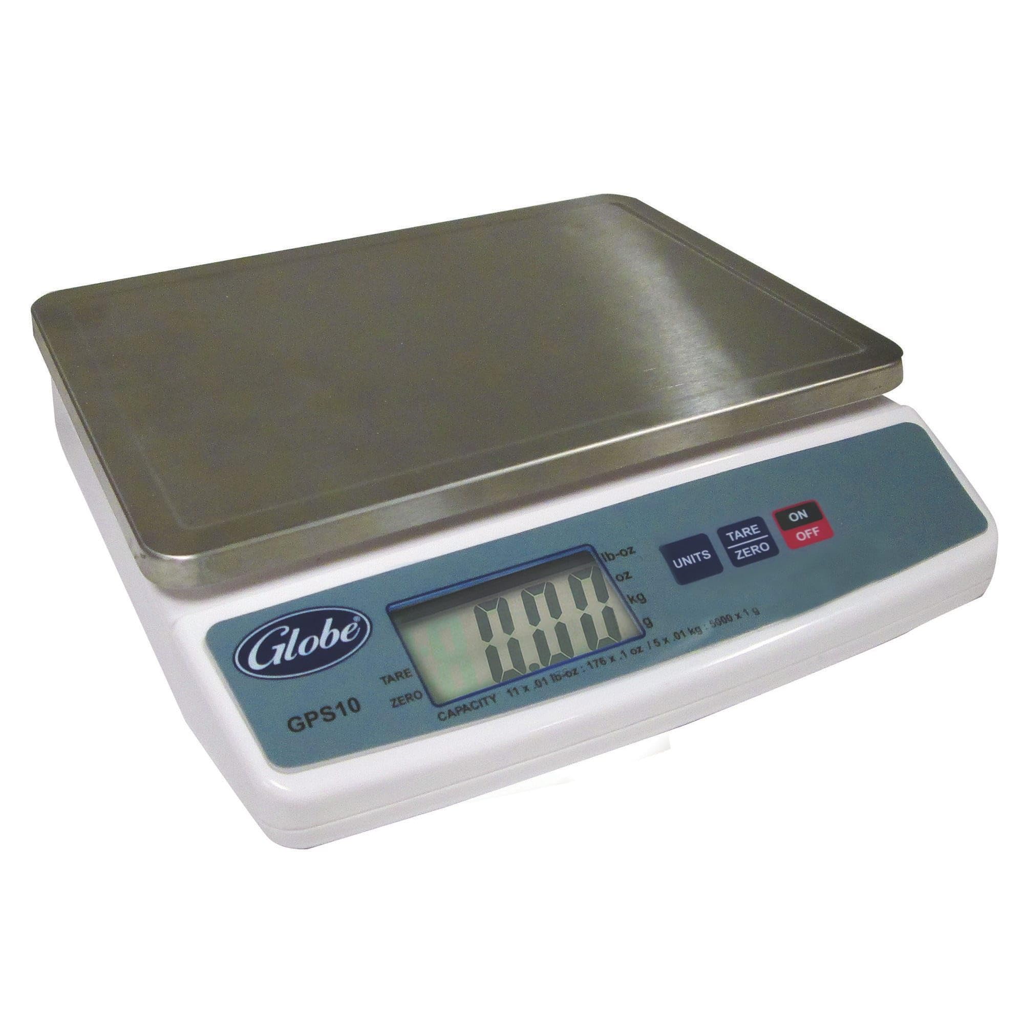 Globe GPS10 Digital Portion Control Scale - NSF Certified Food Scale for Precise Measurements | Perfect for Restaurants, Bakeries & Home Kitchen Use