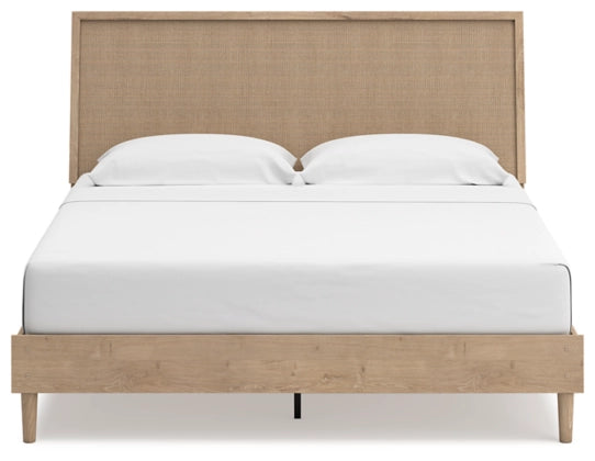Cielden King Size Panel Bed Frame with 2 Nightstands - Modern Wooden Bedroom Set for Master Bedroom, Guest Room & Home Decor