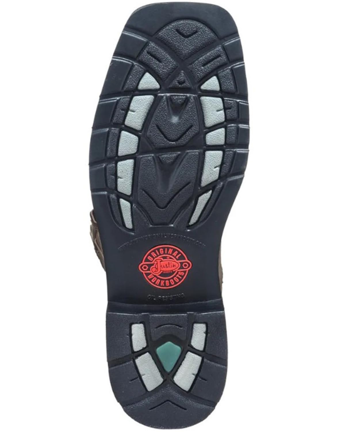 Justin Men's Stampede WP Pull-On Work Boots - Waterproof & Durable for Outdoor Work