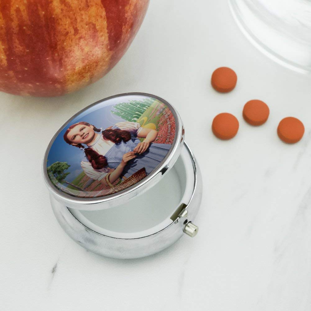 Wizard of Oz Dorothy Character Pill Case & Trinket Box - Perfect for Medication Storage, Jewelry Organizer, and Collectible Gift (Themed Accessory for Fans, Travel, Home Decor)