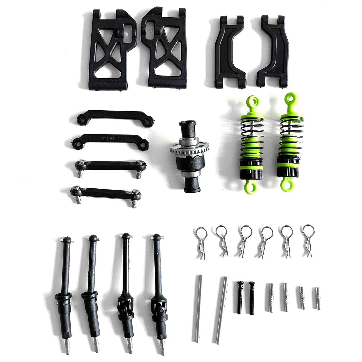 CROBOLL 1:18 Scale RC Car Accessories Kit for 022 High Speed Remote Control Truck - Upgrade Parts for Off-Road Racing & Stunt Performance