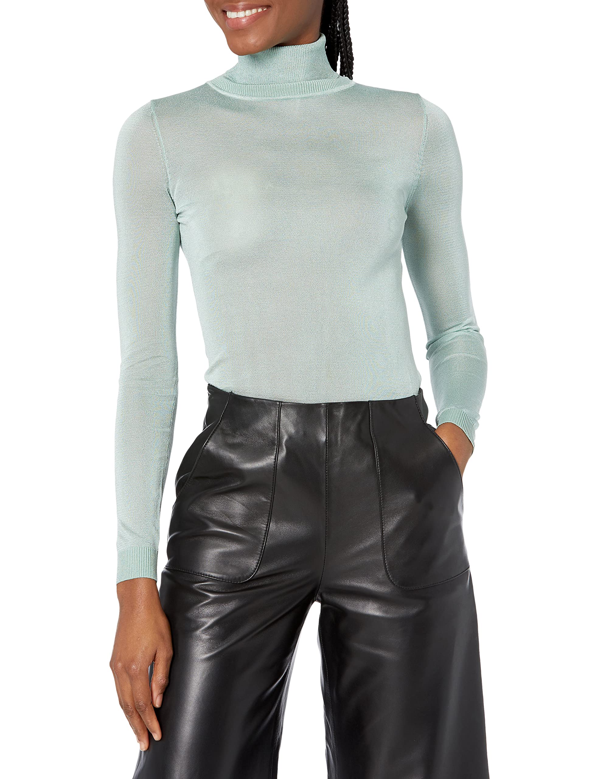 GUESS Women's Long Sleeve Turtleneck Sweater - Soft Knit Pullover for Fall & Winter, Casual Office Wear, Date Night Outfits | Perfect for Work, Parties & Cozy Evenings
