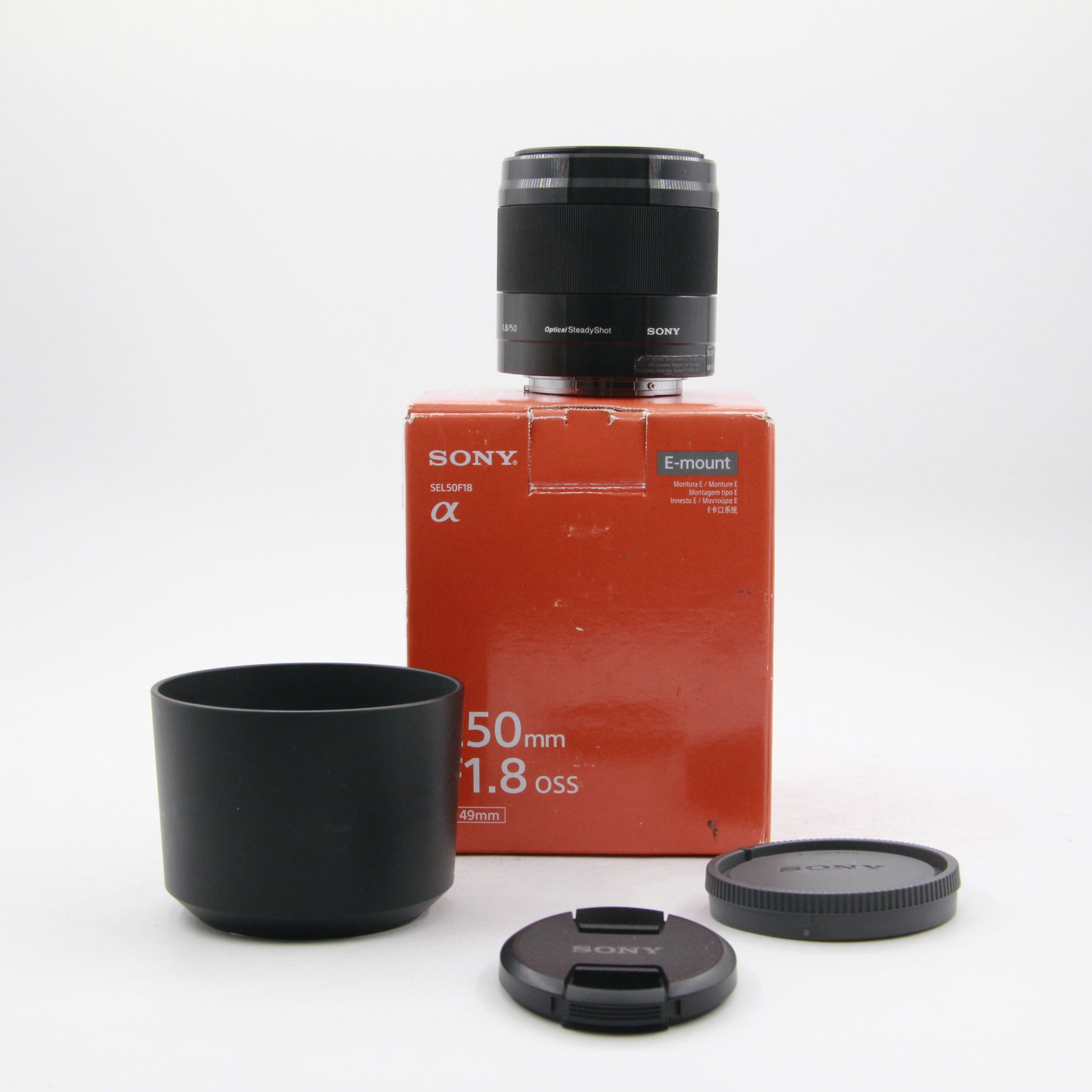 Open Box Fair - Sony E 50mm f/1.8 OSS Lens for Portrait & Low Light Photography | Mirrorless Camera Lens for Sony Alpha A6000 A6300 A6500