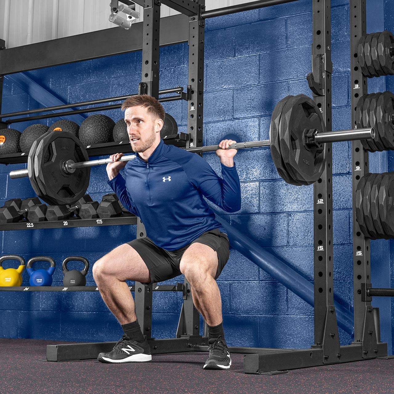 METIS 44lbs Olympic Barbell Bar - 7ft Weightlifting Bar with Optional Weight Plates | Professional Strength Training Equipment for Home Gym & CrossFit Workouts