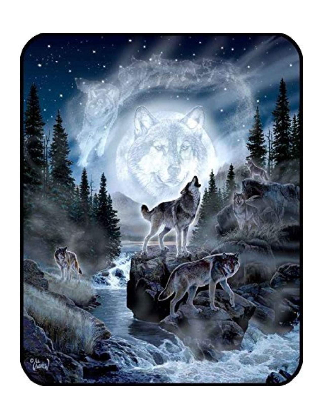 Whimsical Wolf Edible Cake Toppers - Perfect for 1/4 Sheet Cakes & Larger | Birthday, Wedding & Special Occasion Dessert Decorations