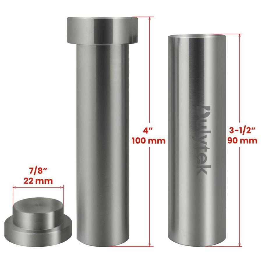 Dulytek Stainless Steel Hammer Style Pre Press Pollen Mold for Hash, Rosin & Concentrates – Perfect for DIY Extraction, Crafting & Home Use