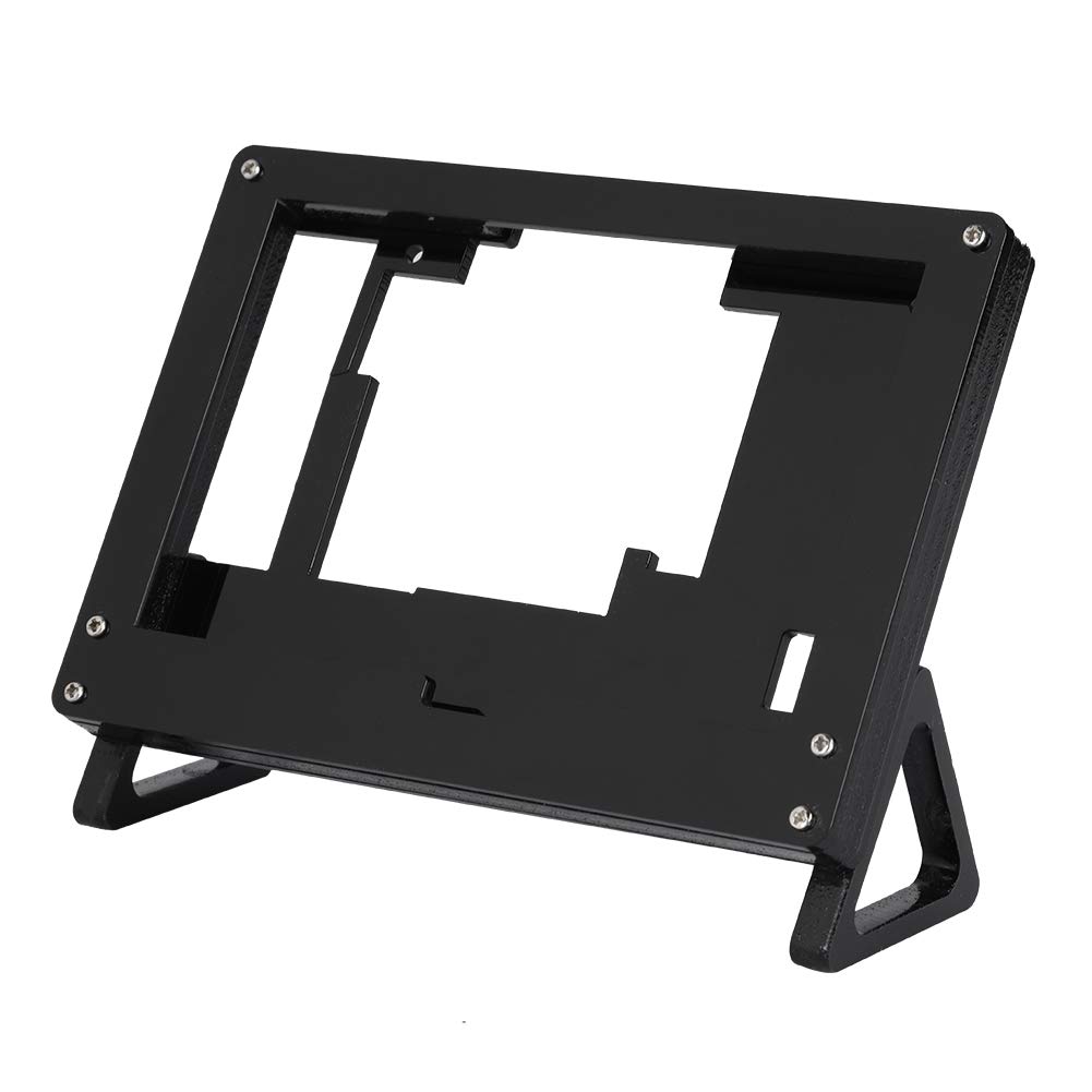 5 Inch Protective Case for Raspberry Pi Display - Black Acrylic Computer Enclosure with DIY Tools | Perfect for Raspberry Pi Projects, Electronics Prototyping & Maker Spaces