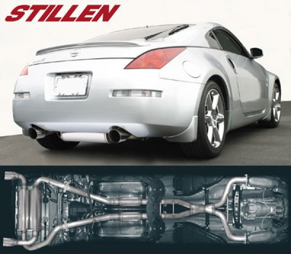 2003-2009 Nissan 350Z Z33 Performance Stainless Steel Exhaust System - 504350D - High Flow Cat-Back for Enhanced Sound & Power - Perfect for Street Racing & Car Enthusiasts