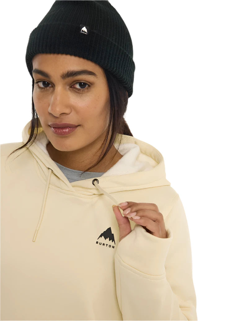 Burton Women's Oak Pullover Hoodie 2025 - Soft Fleece Winter Sweatshirt for Outdoor Activities & Casual Wear