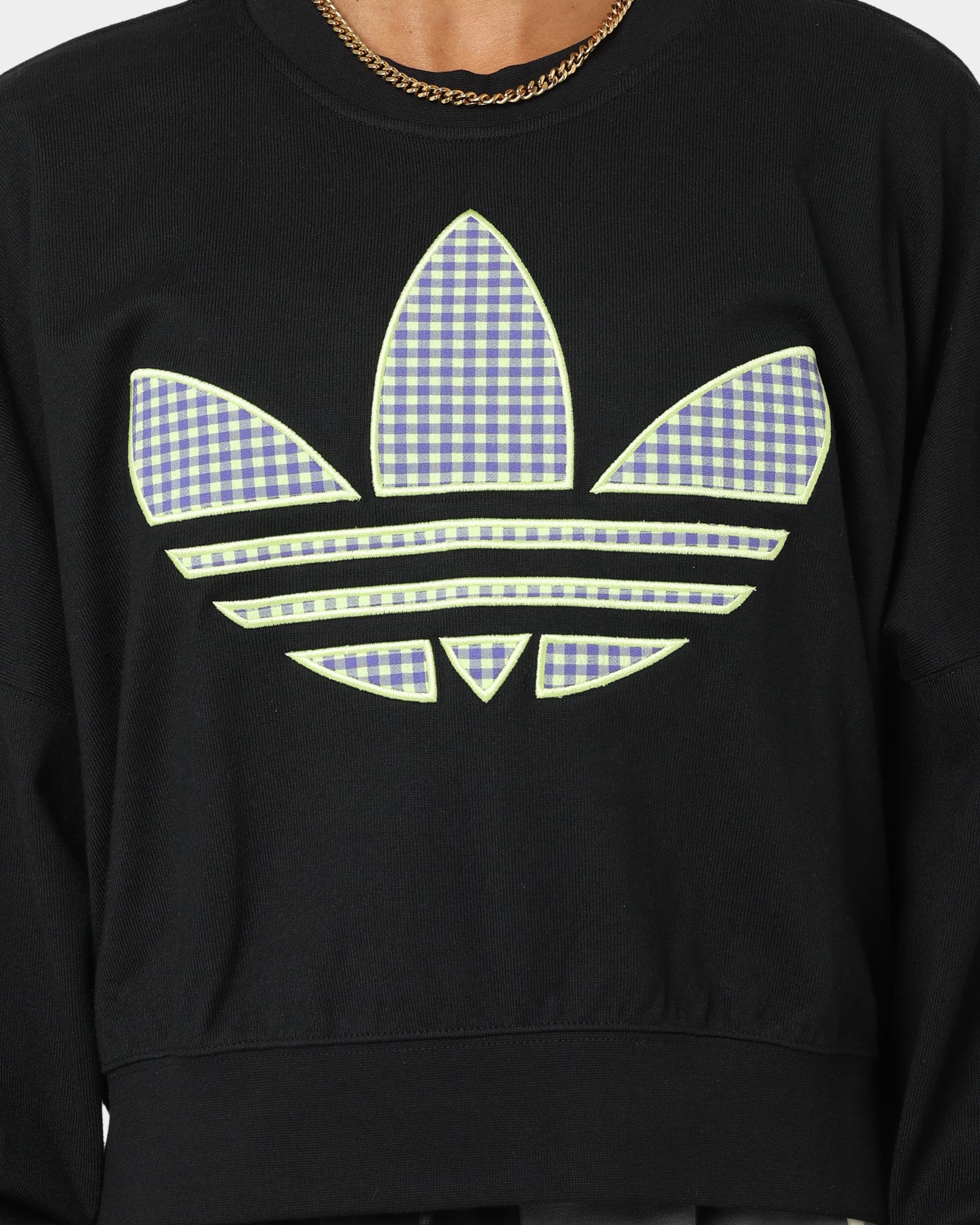Adidas Women's Oversized Sweatshirt - Black Cotton Pullover Hoodie for Casual Wear, Gym & Street Style
