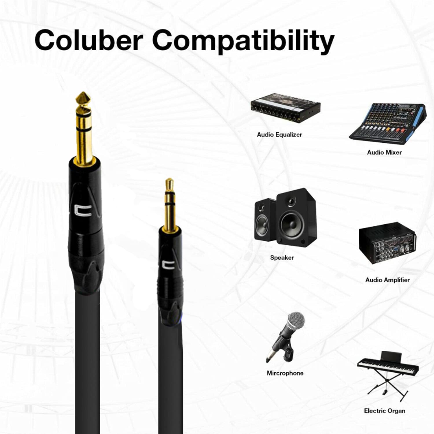 COLUBER CABLE 15ft 1/4