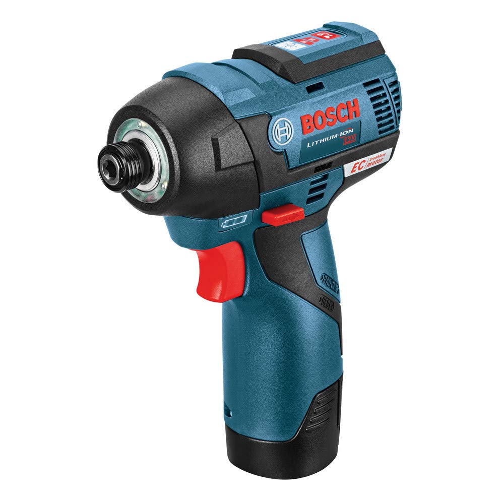 BOSCH PS42N 12V Max Brushless Impact Driver - Cordless Power Tool for DIY Projects, Home Repairs & Professional Construction Work (Bare Tool)