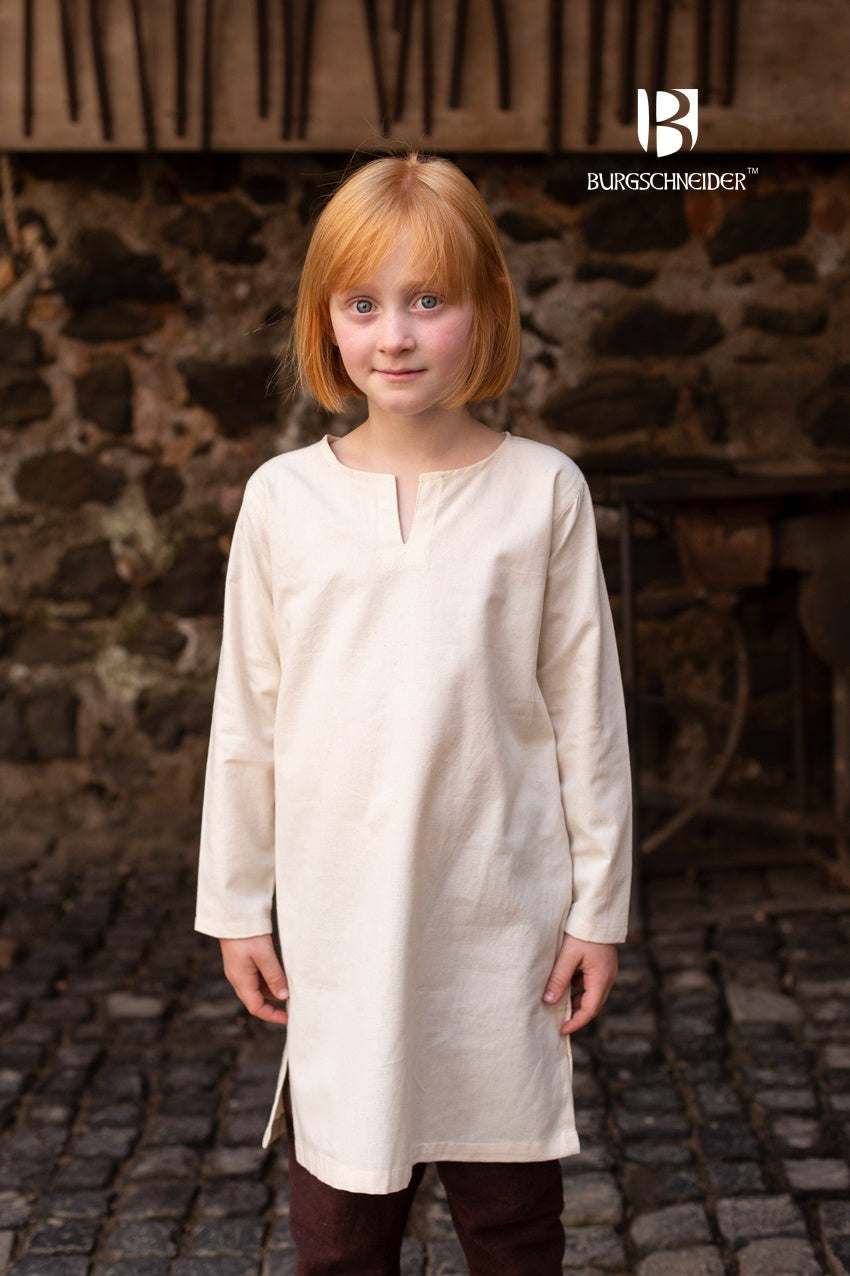 Kids' Organic Cotton Under Tunic - Leifsson Natural Soft Layering Top for Boys & Girls | Perfect for School, Playdates & Everyday Comfort