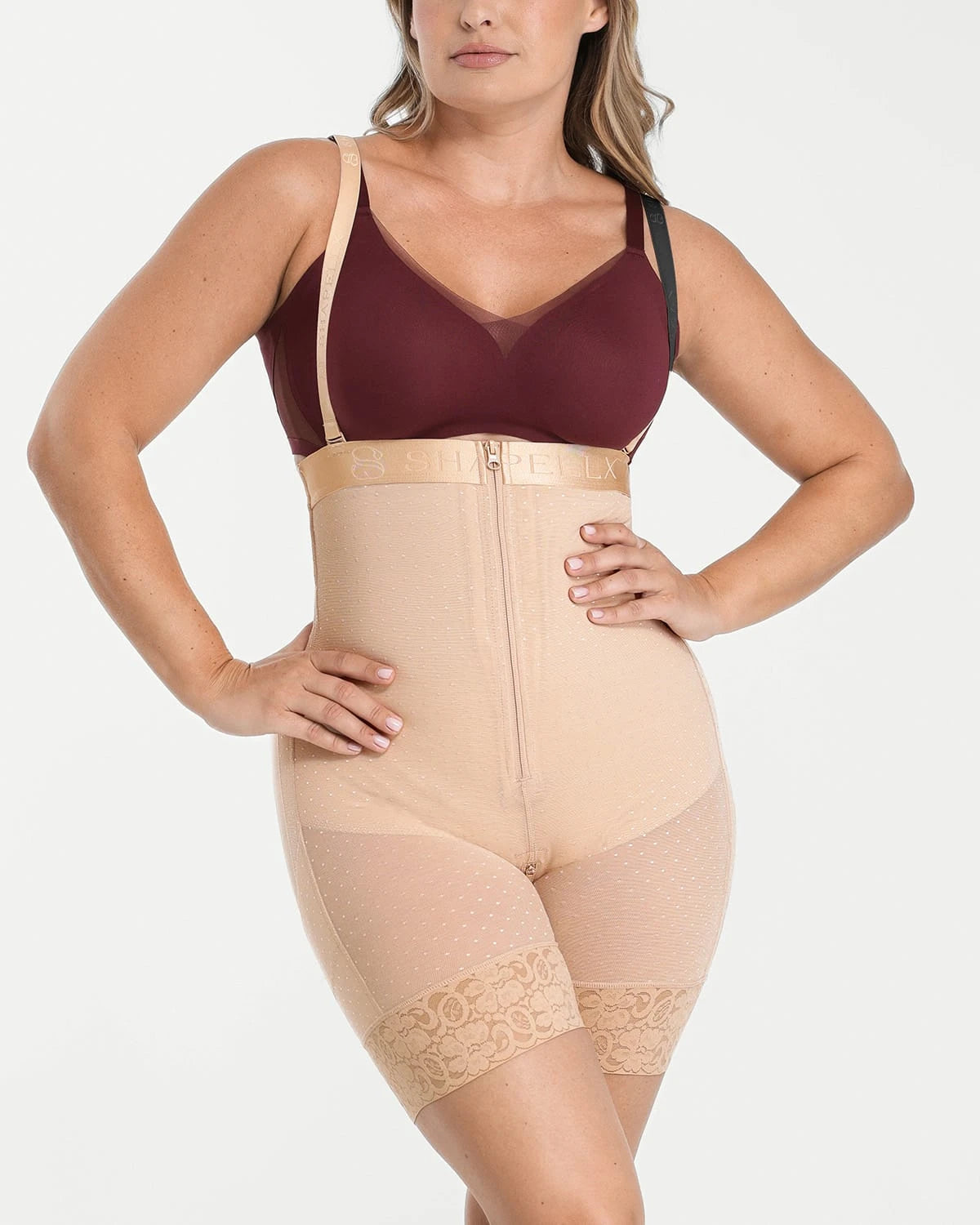 AirSlim® High Waist Butt Lifting Polka Dot Shorts for Women - Sexy Tummy Control Shapewear - Perfect for Workout, Yoga & Summer Outfits