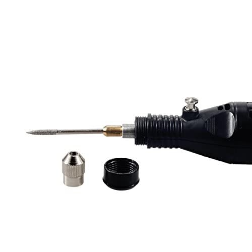2x Mini Electric Hand Drill & Manicure Kit - Adjustable Speed DIY Craft Tool with Metal Polishing Pen for Nail Art, Jewelry Making & Small Craft Projects (Includes Drill Machine + Adapter + 2 Mini Drills) - Perfect for Home DIY, Nail Salons & Hobbyists
