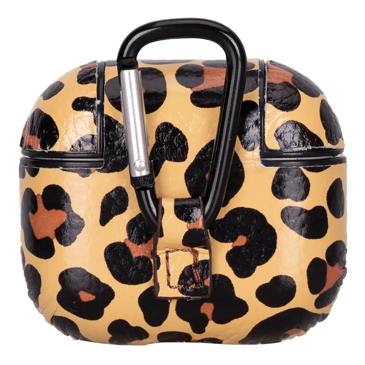 Leopard Print Leather Case for AirPods 3 | Protective Cover with Premium PU Leather | Perfect for Gym, Travel & Everyday Use