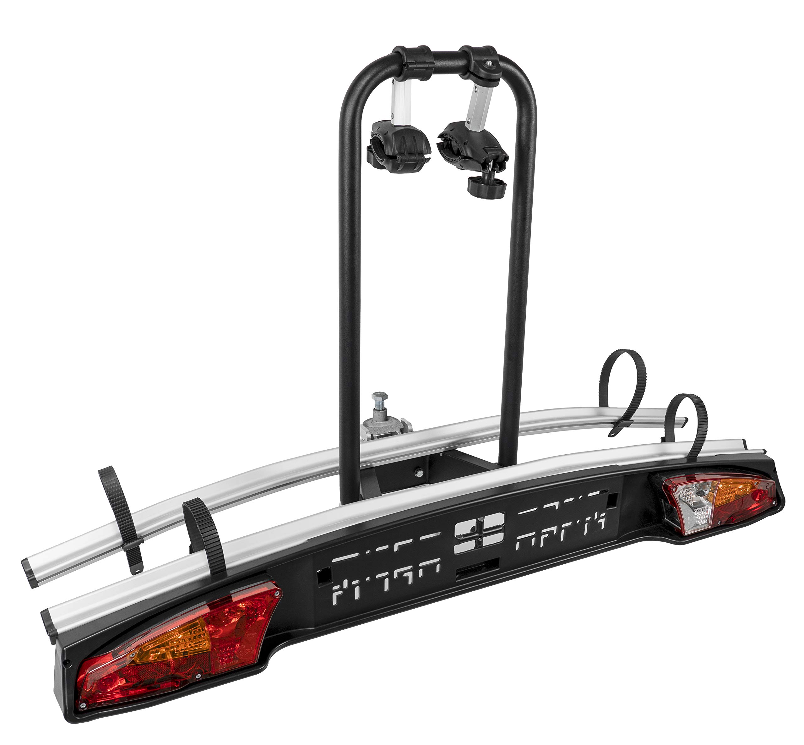 Heavy Duty Tow Hook Bike Rack for Cars - 2 Bike Capacity, Universal Fit, Easy Installation - Perfect for Road Trips, Camping & Outdoor Adventures
