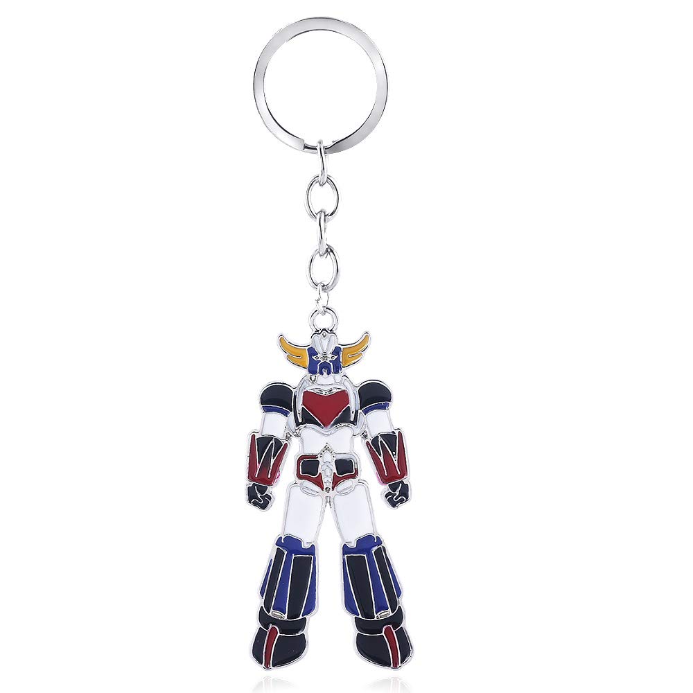 Grendizer UFO Robot Metal Keychain - 5cm Goldorak Collectible for Anime Fans | Perfect Gift for Sci-Fi Enthusiasts & Anime Lovers