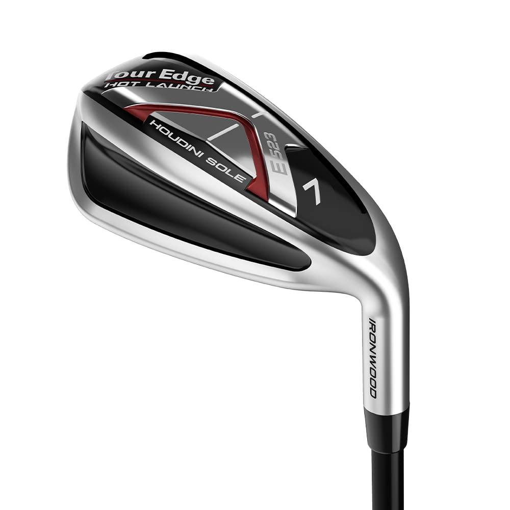 Tour Edge Hot Launch E523 Single Iron - Premium Golf Club for Men & Women | High-Performance Forged Iron for Distance & Accuracy | Perfect for Driving Range, Course Play & Practice Sessions