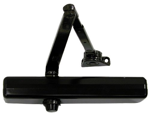 LCN 1460 Medium Duty Door Closer - Dark Bronze Powder Coat, Cast Iron Construction, Non-Handed, Regular Arm with Parallel Arm Shoe for Smooth Door Closing | Ideal for Commercial Buildings, Offices, and Schools