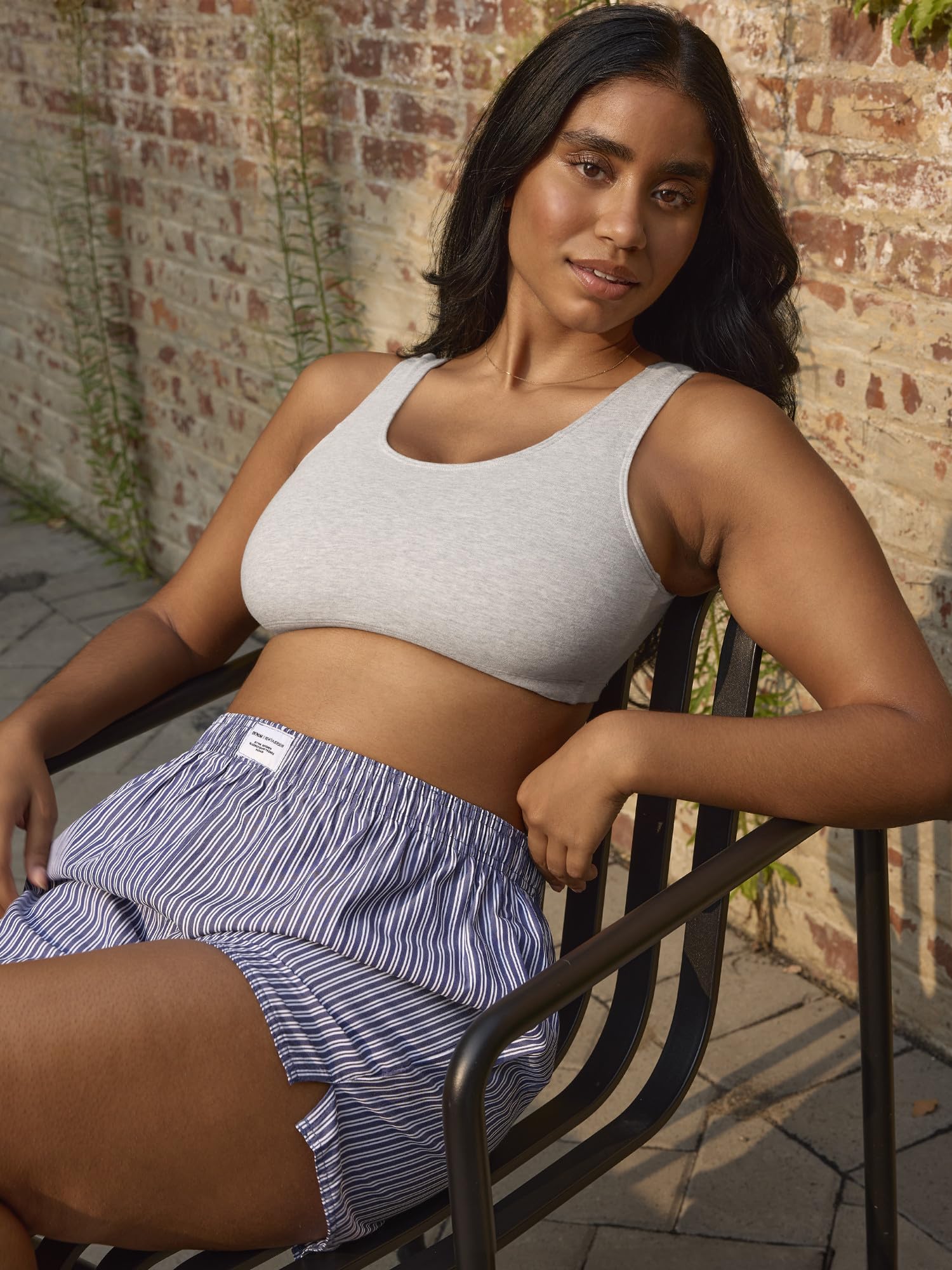 Fruit of the Loom Women's Cotton Tank Bra - Soft Comfortable Wirefree Sports Bra with Breathable Fabric for Yoga, Workout & Everyday Wear
