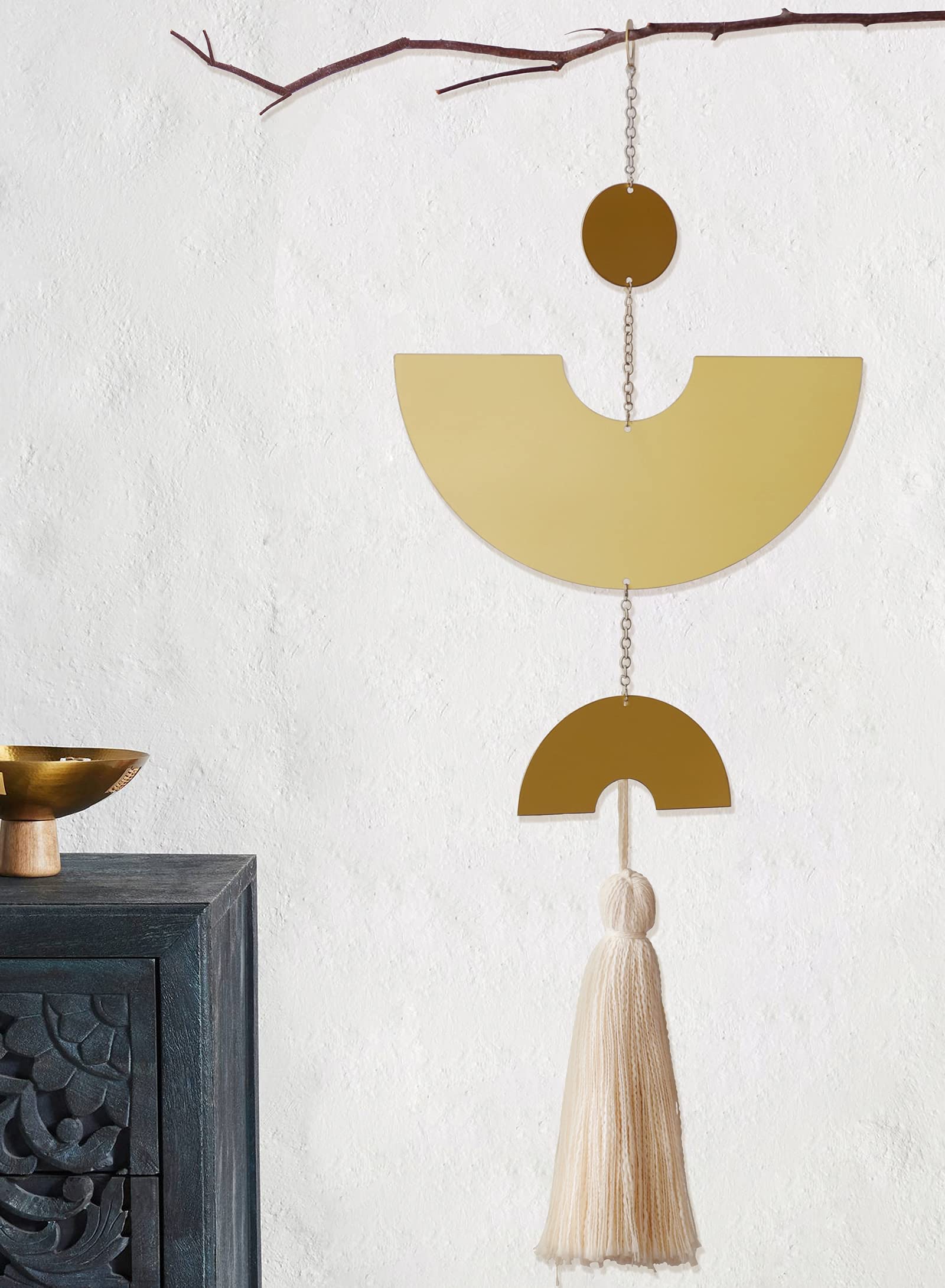 Stylish IOWER Gold Boho Wall Decor - 31