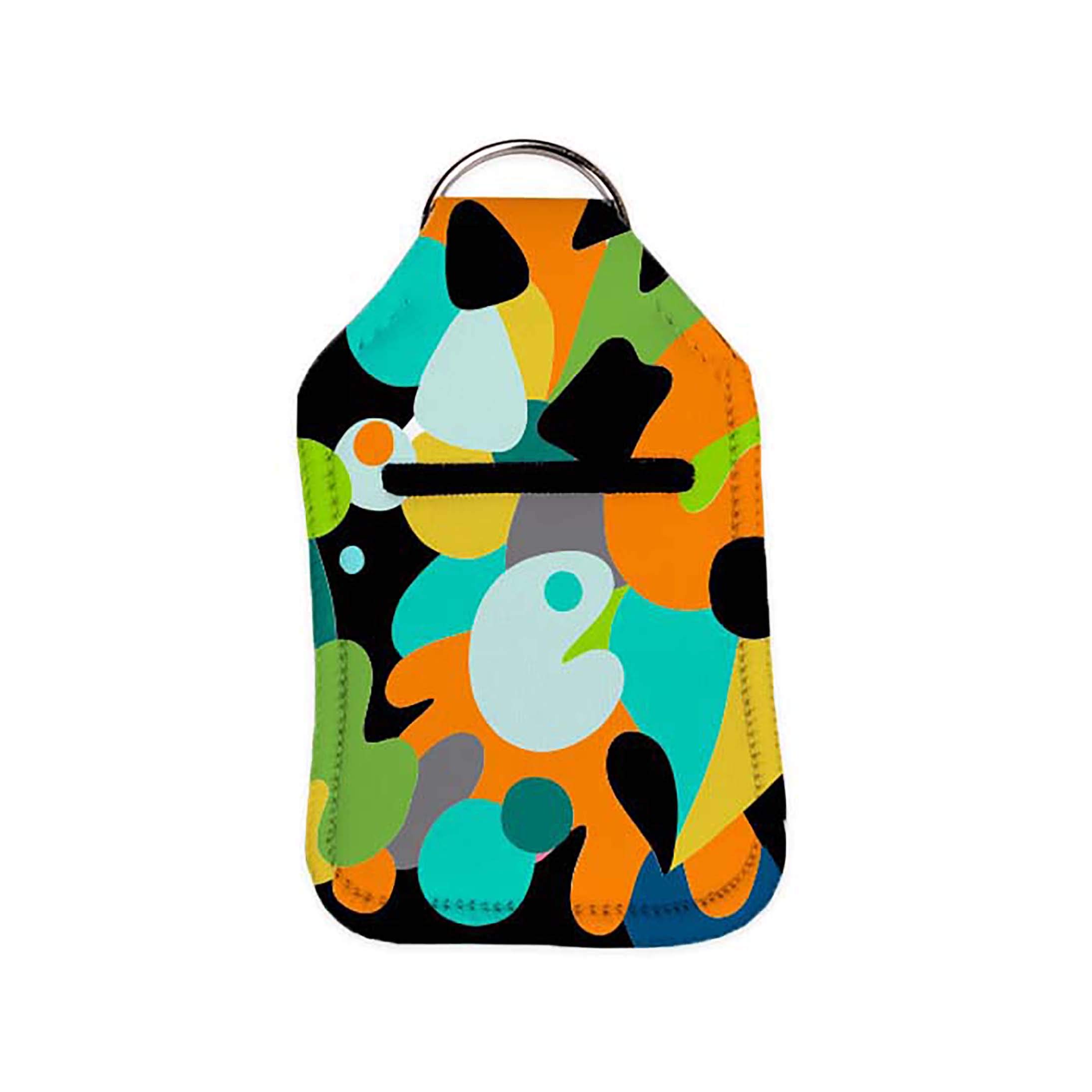 60ml Portable Keychain Bottle Holder - Leakproof Mini Travel Container for Liquids, Essential Oils & Cosmetics | Perfect for Gym, Hiking, Travel & Everyday Carry