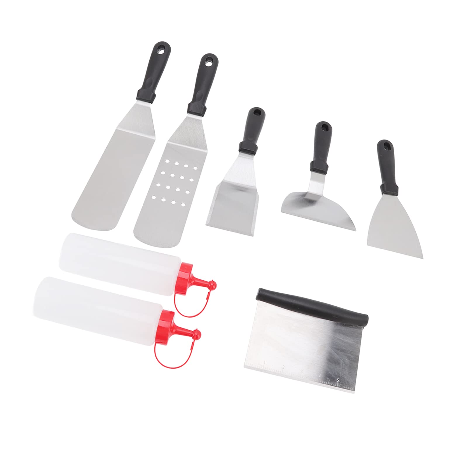 Premium Stainless Steel BBQ Spatula with Ergonomic Handle - Heavy Duty Griddle Turner for Grilling, Camping & Outdoor Cooking - Perfect for Burgers, Pancakes & Steaks