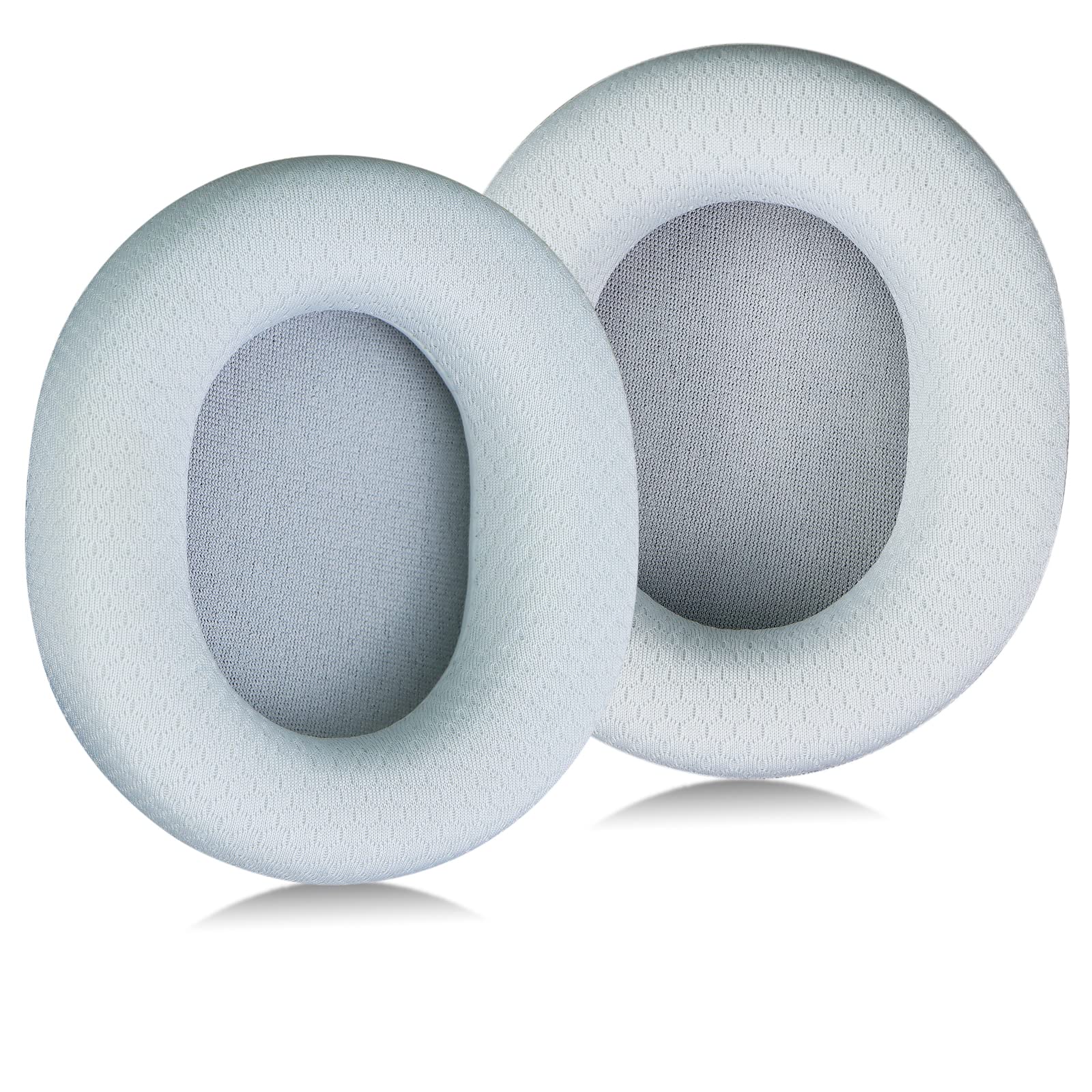 Premium Replacement Ear Pads Cushions for SteelSeries Arctis 1/3/5/7/9X/Pro/Prime Gaming Headset - Soft Memory Foam, Noise Isolation, Breathable Fabric (White) - Perfect for PC, PS5, Xbox & Long Gaming Sessions