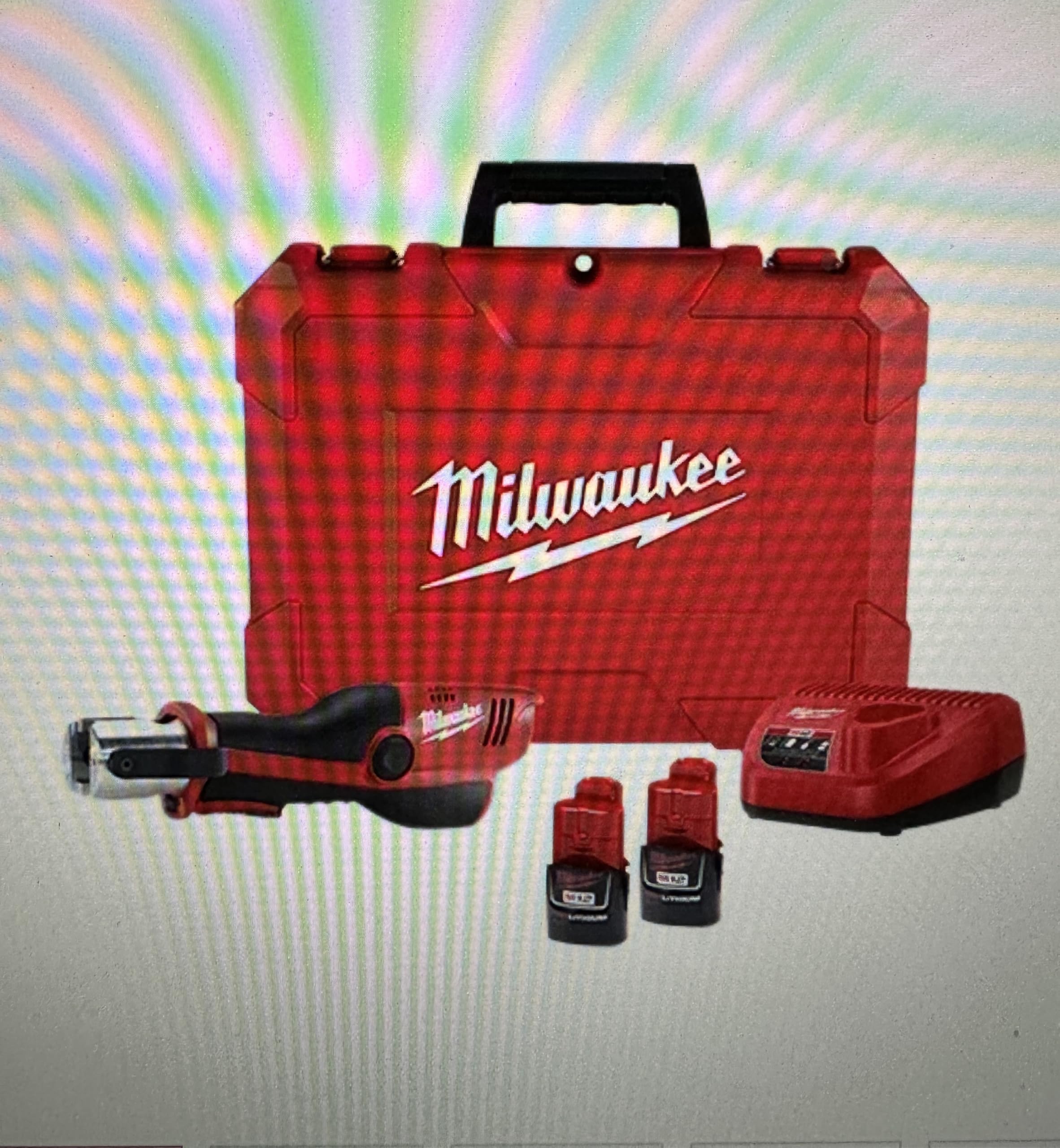 Milwaukee 2473-20 M12 Force Logic Hydraulic Press Tool Kit - No Jaws Included | Compact & Powerful for Plumbing, Electrical & HVAC Work | Perfect for Tight Spaces & Professional Contractors