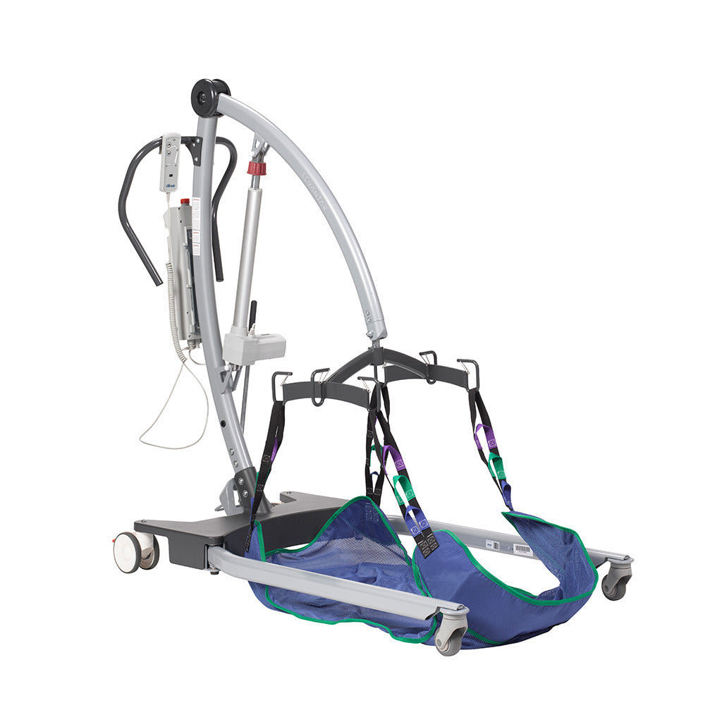 LEVANTAR Patient Floor Lift - Heavy Duty Home Medical Hoist for Elderly & Disabled Care - Safe Mobility Transfer Aid for Bed, Chair, Toilet - Ideal for Home Use & Nursing Facilities