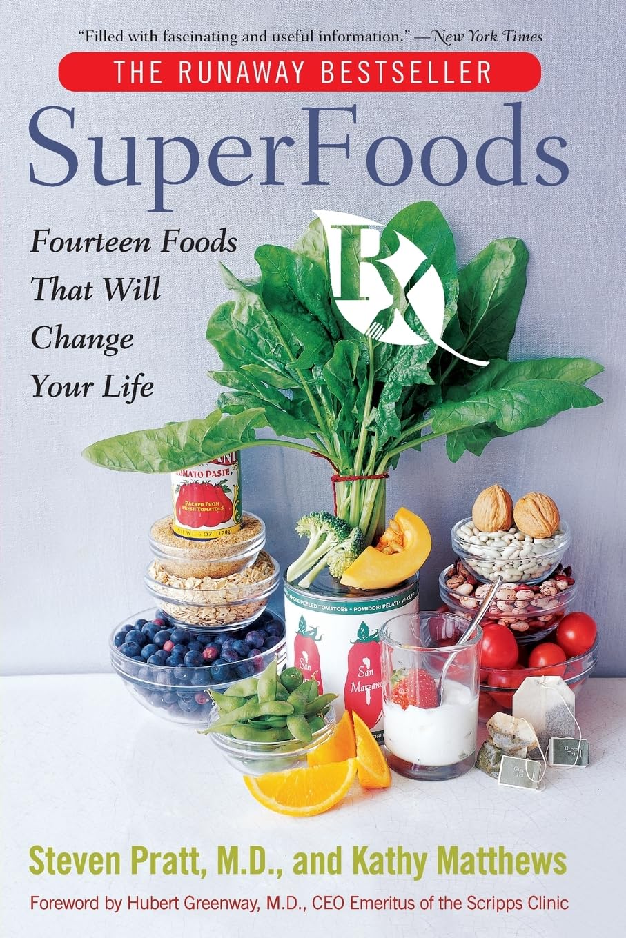 SuperFoods Rx: 14 Life-Changing Nutrient-Rich Foods for Optimal Health | Boost Energy, Immunity & Wellness | Perfect for Smoothies, Salads & Healthy Meal Prep