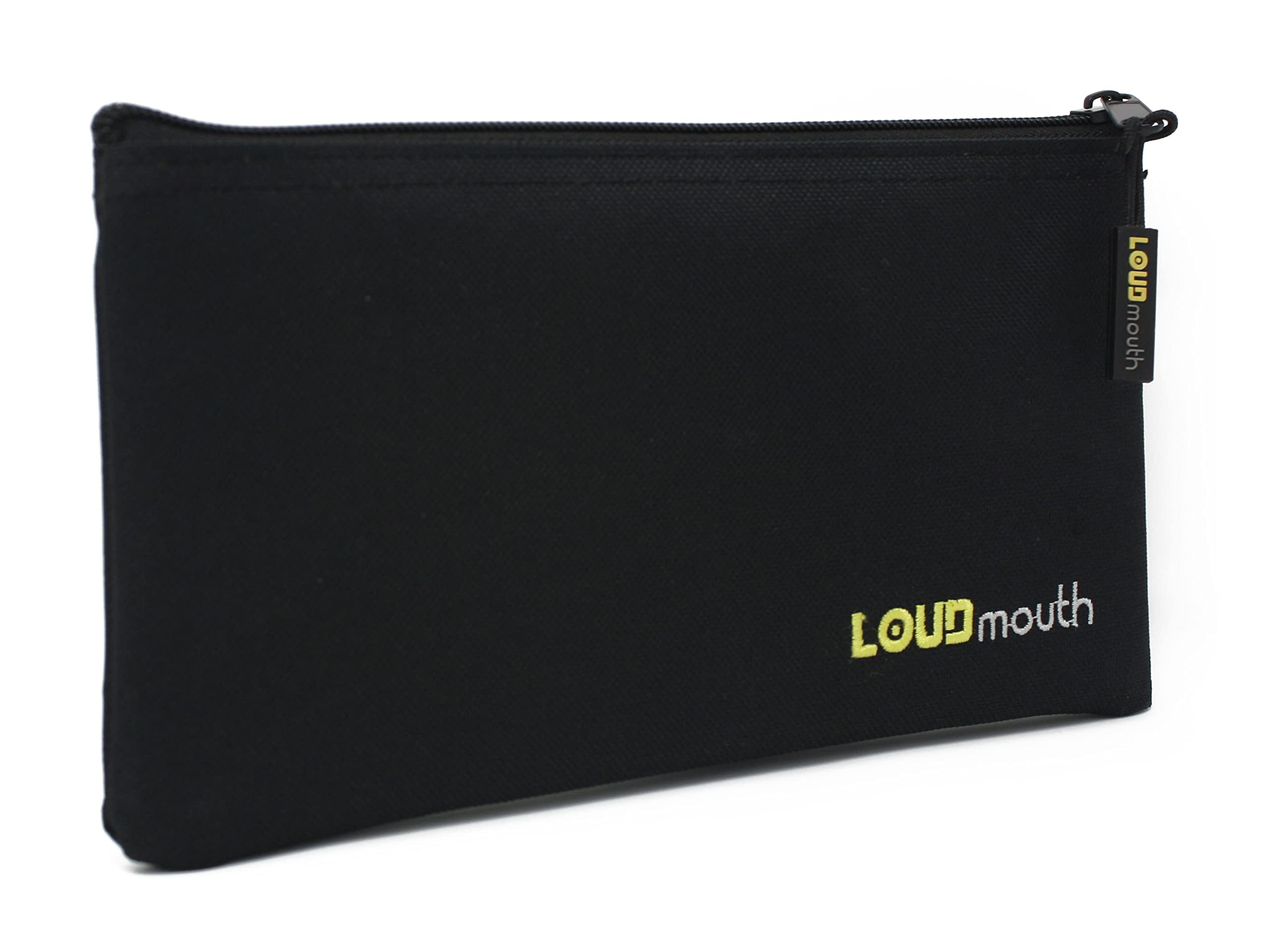 Loudmouth Zippered Pouch for Handheld Wired Microphones - Durable Mic Storage Bag 9.25